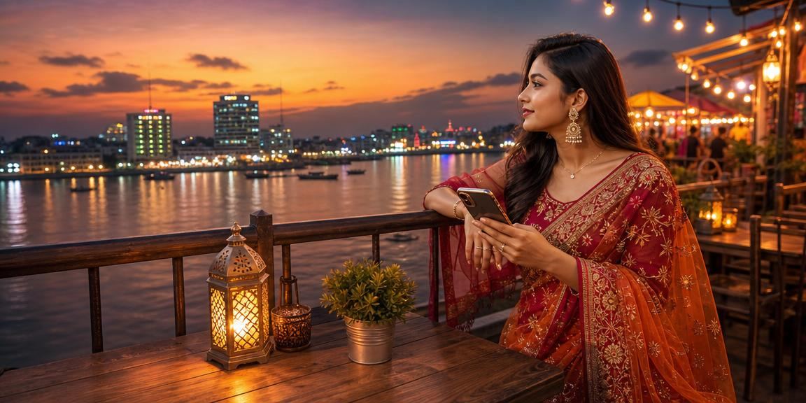 রংপুরে তিন পাত্তি কার্ড গেম খেলছেন একজন অনলাইন গেমার